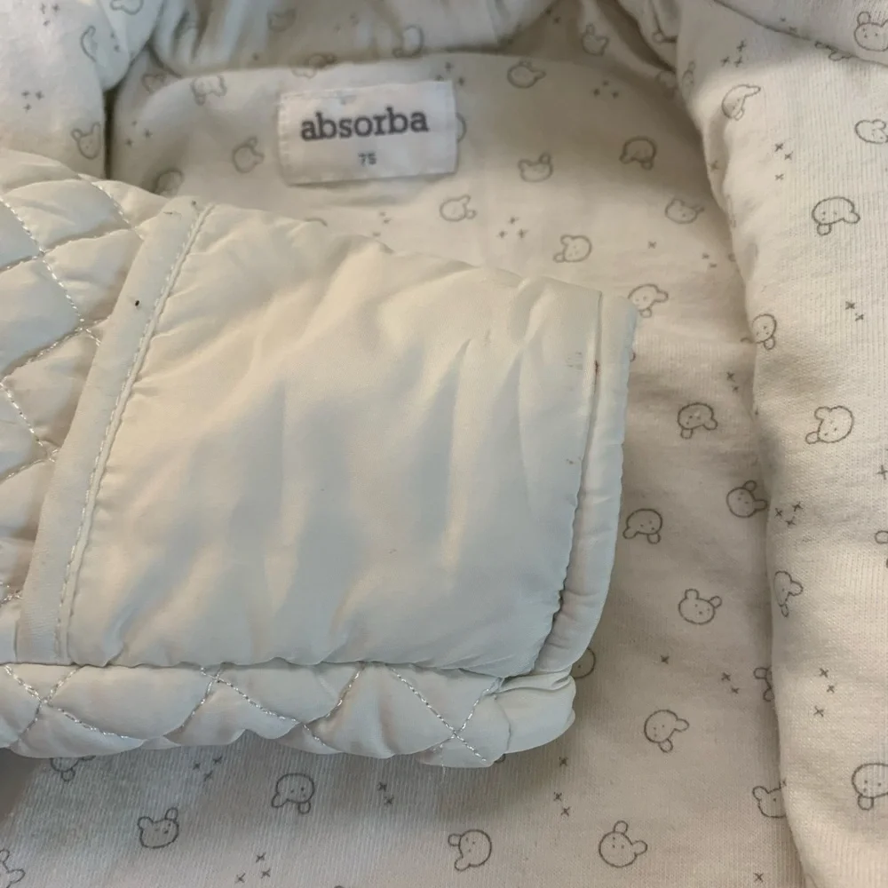 Absorba Quilted One Piece Bunting Suit Size 75